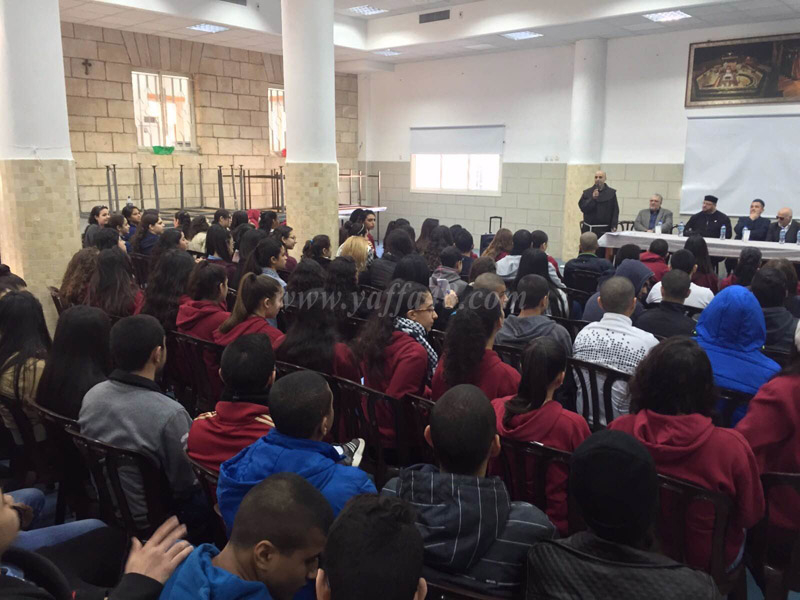 نَدوَة حَول نّبذ العُنف وأنواعِهِ في الدّيانات والمجتمع بمدرسة تيراسنطا بيافا